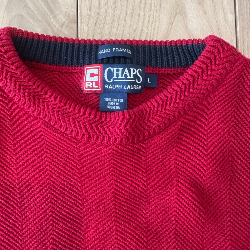 Chaps Ralph Lauren 100% Cotton Sweater